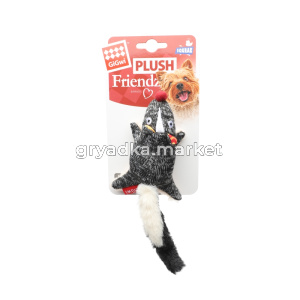 75386 Игрушка для собак Скунс с пищалкой 19см, серия PLUSH FRIENDZ, GiGwi