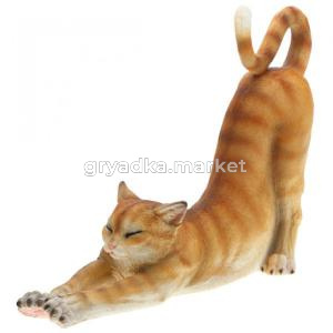 Кошка (цвет рыжий) L36 H33 см 