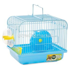 Клетка YD259B для мелких животных, эмаль, голубая, 225х170х190мм, Triol