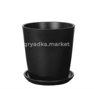 Блэк 5 горшок с поддоном 5,6л d22 h22,5см конус