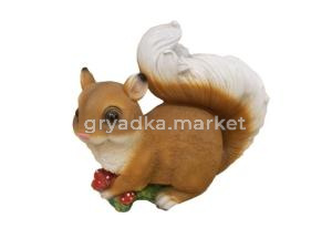Белка с грибами L29 W19 H26 см