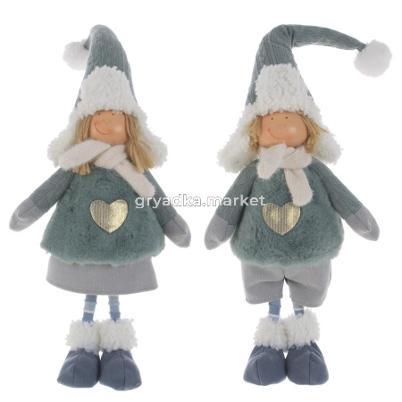 Игрушка набивная Дети, L21 W10,5 H37 см, 2в.