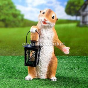 Суслик с фонариком L15,5 W15,5 H36 см