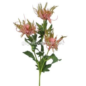 Искусственные цветы Синеголовник h65см