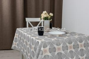 Клеенка ESTELLA тканевая 1,4мх20м.п. JY-T263 Калейдоскоп сер. -Китай