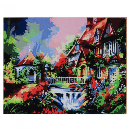 Набор для творчества (краски, кисточка, трафарет), L40 W2,5 H30 см,