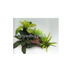 Композиция из искусственных растений и коряги 18х13.5х14.5 см