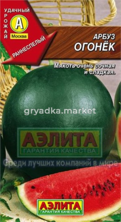 Арбуз Огонек,1гр. ранний (Аэлита)