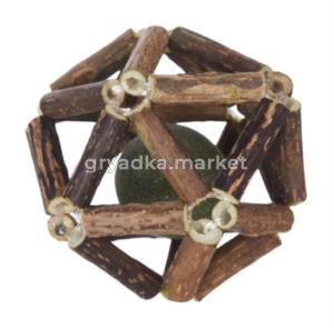 Игрушка мататаби Шарик с кошачьей мятой 6,5см/Китай