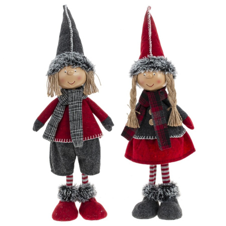 Игрушка набивная Мальчик, L18 W12 H61 см, 2в.