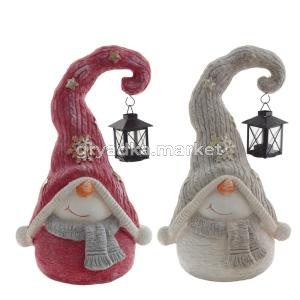 Фигурка декоративная Снеговик, L31 W23 H45 см, 2в.