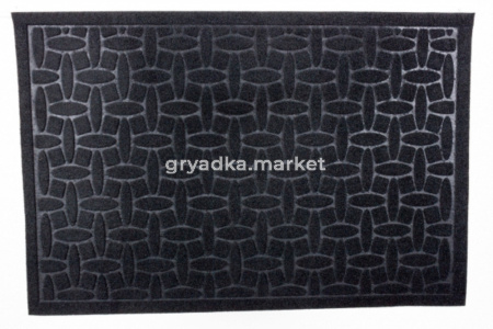 Коврик придверный влаговпитывающий 40х60см Лондон черн 