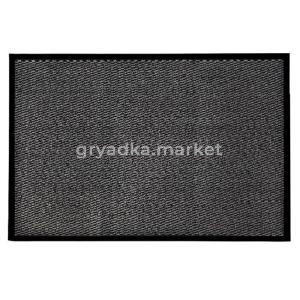 Коврик придверный влаговпитывающий 60х90 см серый -12
