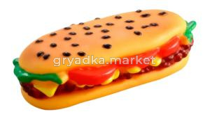 Игрушка резин Сэндвич d13*7*3см/Китай