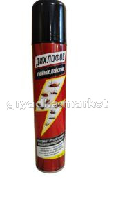 Дихлофос 200мл (200см3) Убойное действие (от летающих и ползающих) б-запаха 6-24 АДС