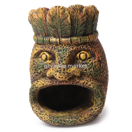 Грот смола 4,3х4х6,5см р-р S Полинезийская маска-Амма 