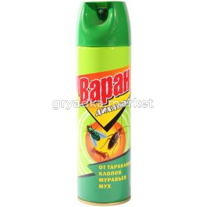 Дихлофос 440мл (615см3) Варан (от летающ.и ползающ.) б-запаха 4-12 ДЭ