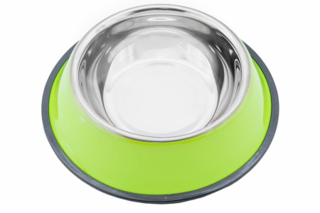 Миска металл Дарэлл на резинке с рисунком D22см, 0,5л, зелёная