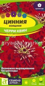 Цинния Черри Квин , георгин. 0,3г.-Сем.Алт