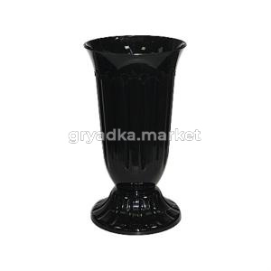 Вазон под срезку Флавия  2л черный d19,7