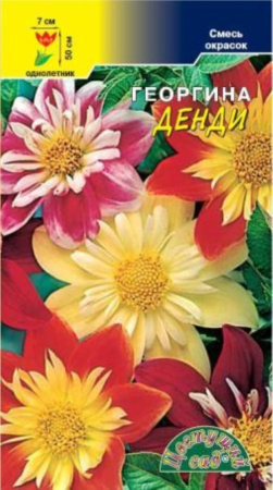 Георгина Денди Махровая смесь Цвет.сад