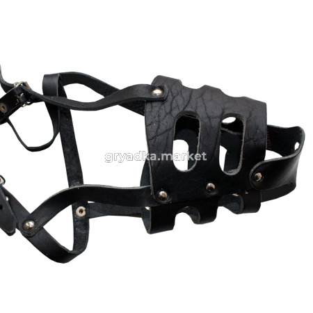 Намордник кожаный крытый №3 (овчарка) НК-3-КР Зима 1-5