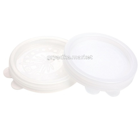 Крышка п/э для горячего закрытия d-82 Лайт ( набор 10шт ) прозрачная 2/20