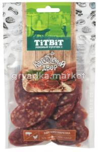 Лакомства д-собак Тит Бит Нарезка Бергамо 80г 1-25