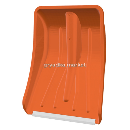 Лопата снег. 280х370 Скальд PRO полипропилен ал.планка. б-ч -5 ЦИКЛ