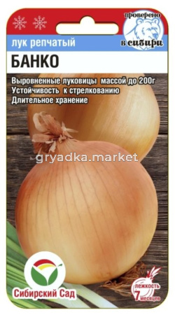 Лук репч. Банко F1 200шт (Сиб сад)