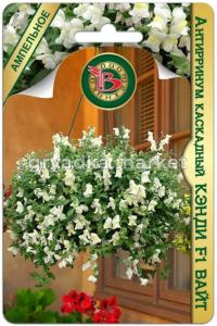 Антирринум (Львиный зев) Кэнди F1 Вайт каскад 20шт Одн 30см (Биотехника)