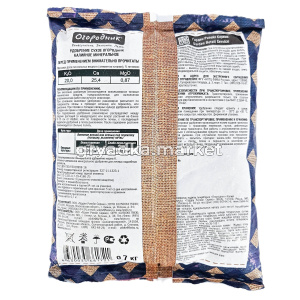 Калийное 0,7кг Огородник (KСа-2025) 525800 Фаско