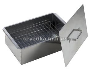 Коптильня 2-х уровн.350х260х160 (0,8мм)в короб.К-2-1-А-И