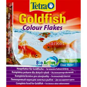 Корм для рыб Tetra Goldfish Colour хлопья  пакет 12г