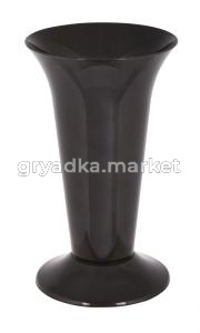 Вазон под срезку черный d13см-18