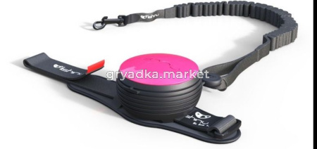 Поводок-рулетка Lishinu 2, Ориджинал, Фуксия, Размер XS для собак 2-6 кг