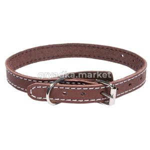 Ошейник кожаный безразмерный, 15ммх410мм