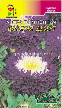 Астра Десерт Царский помпон.0,3г.Цвет.сад.