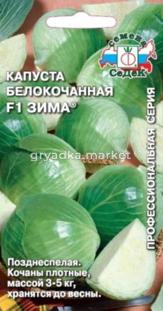 Капуста б-к Зима F1 поздн (Седек)