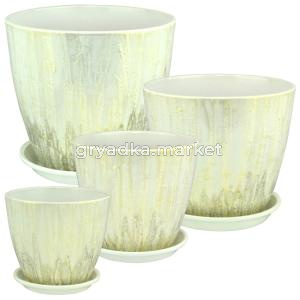 Бутон Роспись (176)  к-т из 4-х 1л, 2л, 3,8л, 5,4л    