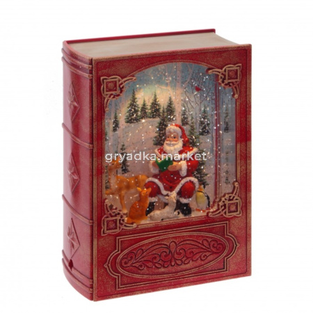 Книга с подсветкой, L13 W7 H19 см, (3хАА не прилаг.)