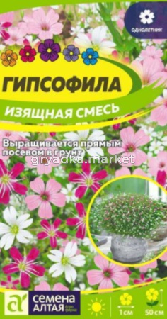 Гипсофила Изящная смесь 0,5г Одн 50см (Сем Алт) 