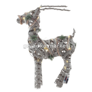 Светящаяся композиция Олень (2хАА, не прилаг.),  L43 W20 H60 см