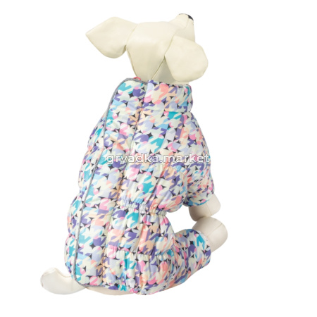 Комбинезон зимний с молнией на спине 