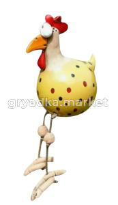 Фигурка керамика Петюня сидячий желтый 9*11*12 Китай