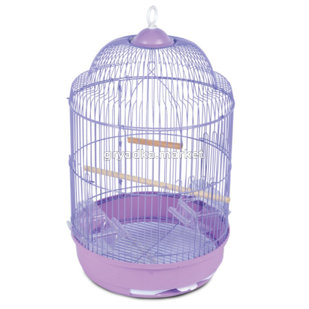 Клетка 33A для птиц круглая, эмаль, d330х565мм