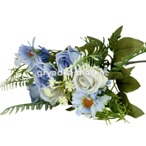 Искусственные цветы Букет розы и ромашки в ассорт Н27см 186758 2