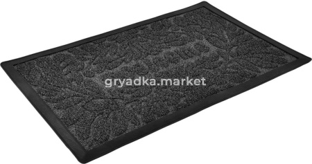 Коврик придверный с ворсом на резин. основе 40х60см черный-24шт