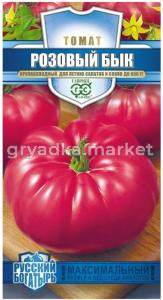 Томат Розовый бык 0,05г Н21 Индет Ср (Гавриш) Русский богатырь
