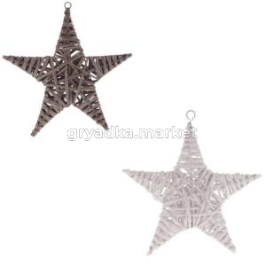 Фигурка декоративная Звезда, L30 W5 H30 см, 2в., (б-ленты)